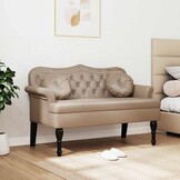 Chesterfield Bank Cappuccino Nep Leer - 35% Korting!