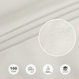 Zonnezeil Crème 4x6m - 53% Korting! UV & Waterdicht