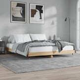 vidaXL Bedframe 200x200cm Sonoma Eiken: 57% Korting!