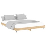 vidaXL Bedframe 200x200cm Sonoma Eiken: 57% Korting!