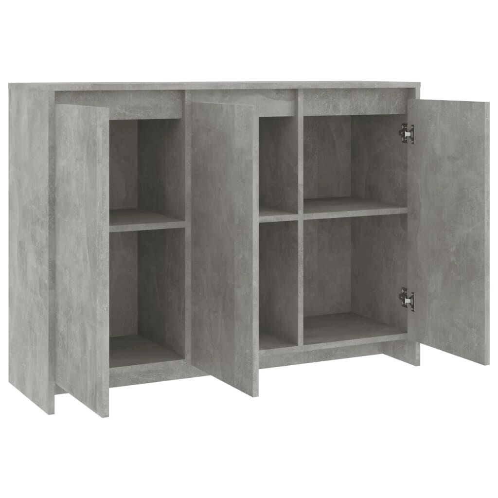 vidaXL Dressoir Betongrijs 102x33x75 cm - 52% Korting!
