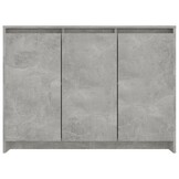 vidaXL Dressoir Betongrijs 102x33x75 cm - 52% Korting!