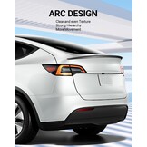 Tesla Model Y Achterspoiler Mat Zwart - 52% Korting