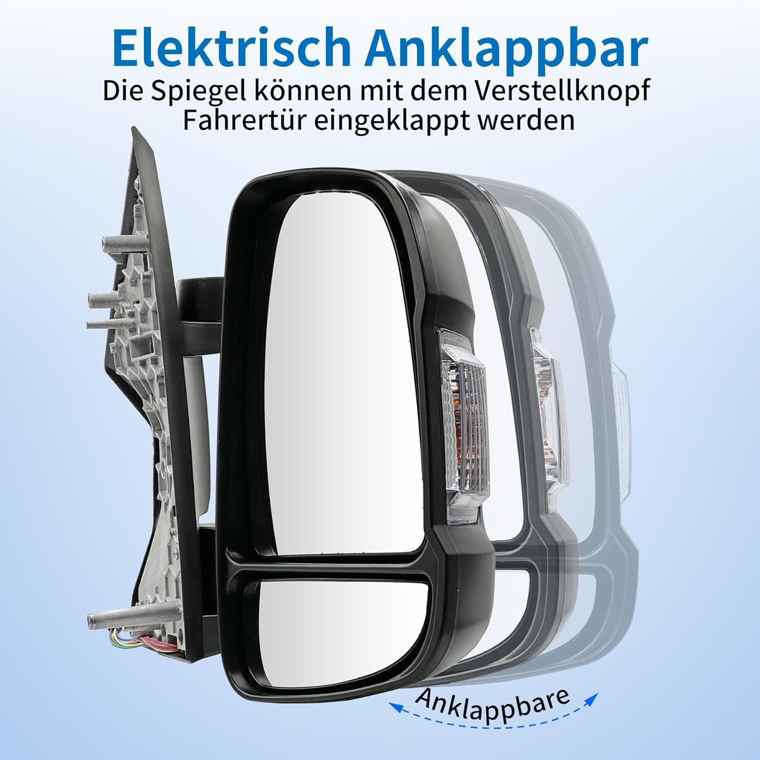 Buitenspiegel Rechts Elektrisch Inklapbaar met Korting - Fiat Ducato