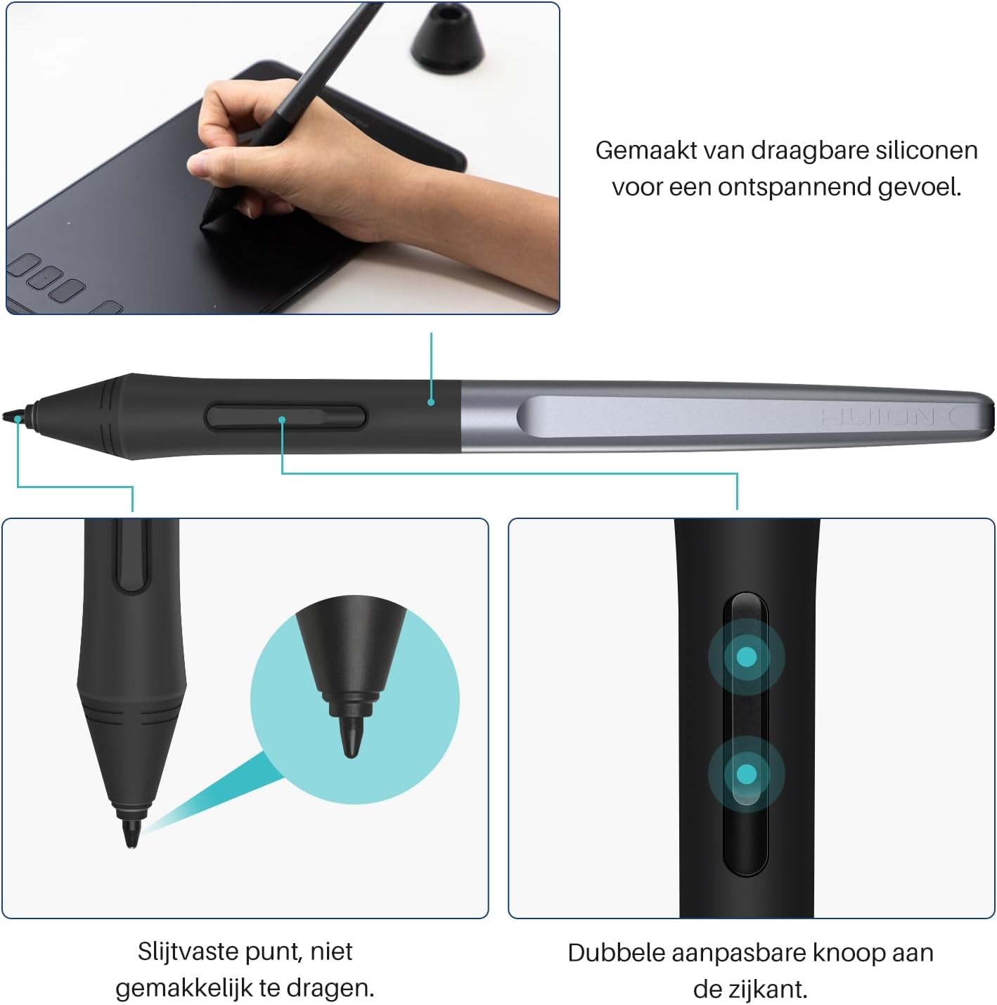 Grafische Tekentablet Huion Inspiroy H640P - 28% Korting