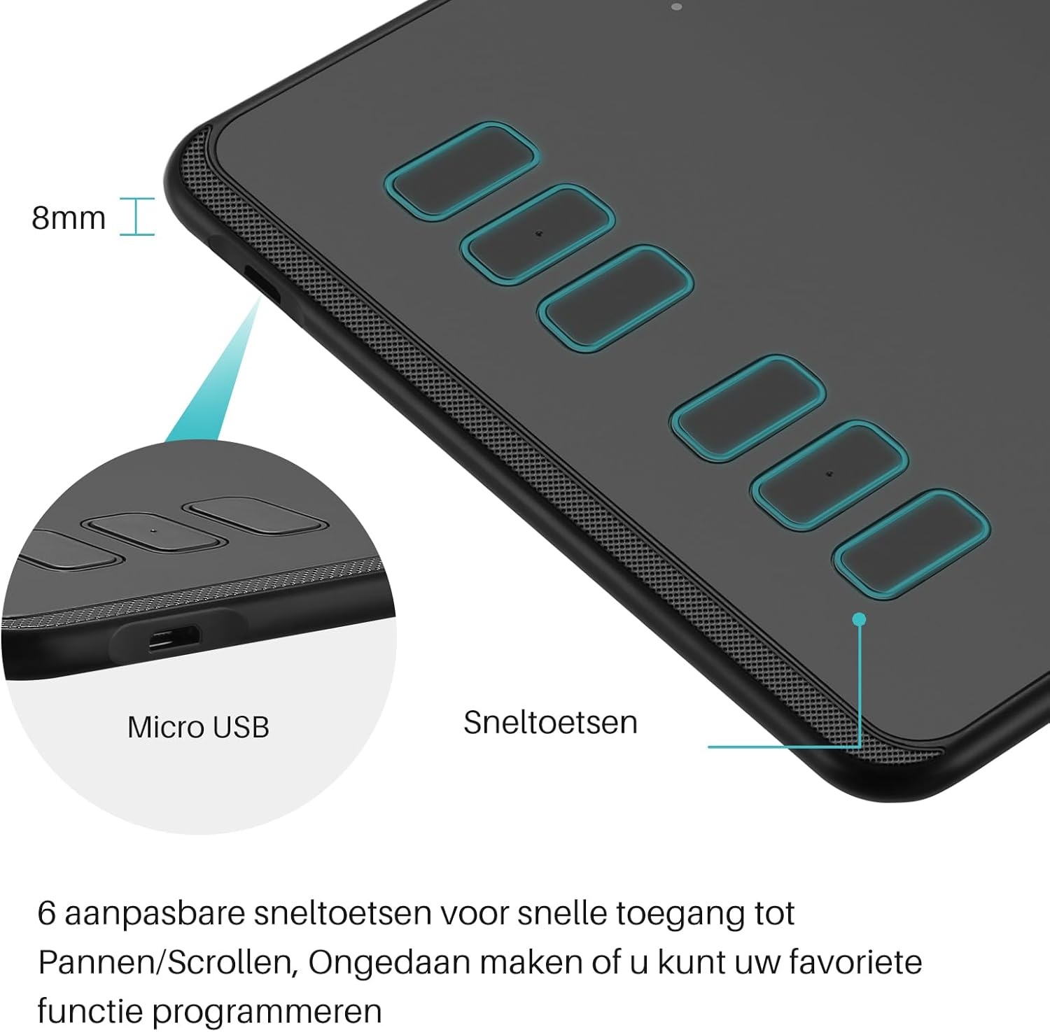 Grafische Tekentablet Huion Inspiroy H640P - 28% Korting