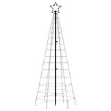 vidaXL LED Kerstboom 180cm Kleurrijk - 45% Korting!
