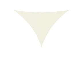 Driehoekig Zonnescherm Crèmekleurig (3,5x3,5x4,9m) - 45% Korting
