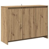 vidaXL Dressoir Artisanaal Eiken - 102x33x75cm - 30% Korting
