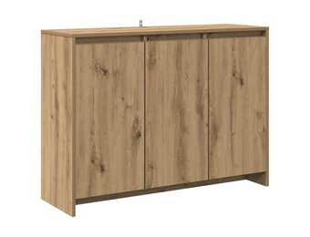 vidaXL Dressoir Artisanaal Eiken - 102x33x75cm - 30% Korting