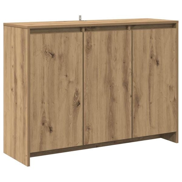 vidaXL Dressoir Artisanaal Eiken - 102x33x75cm - 30% Korting