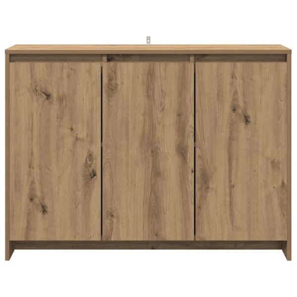 vidaXL Dressoir Artisanaal Eiken - 102x33x75cm - 30% Korting