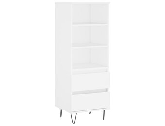 Hoge kast Wit 40x36x110 cm met 78% Korting