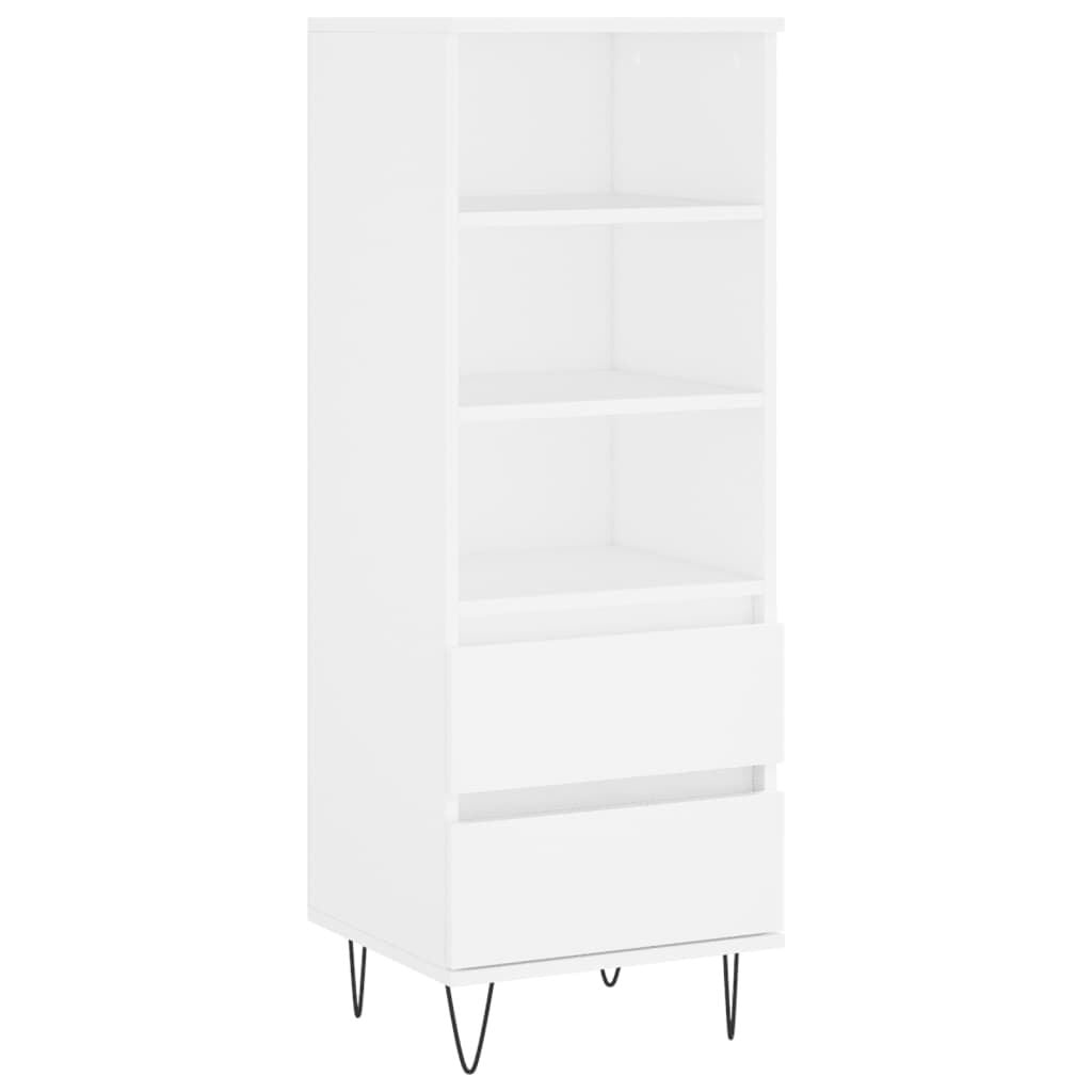 Hoge kast Wit 40x36x110 cm met 78% Korting