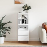 Hoge kast Wit 40x36x110 cm met 78% Korting