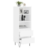 Hoge kast Wit 40x36x110 cm met 78% Korting