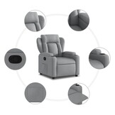 vidaXL Fauteuil Lichtgrijs - 35% Korting