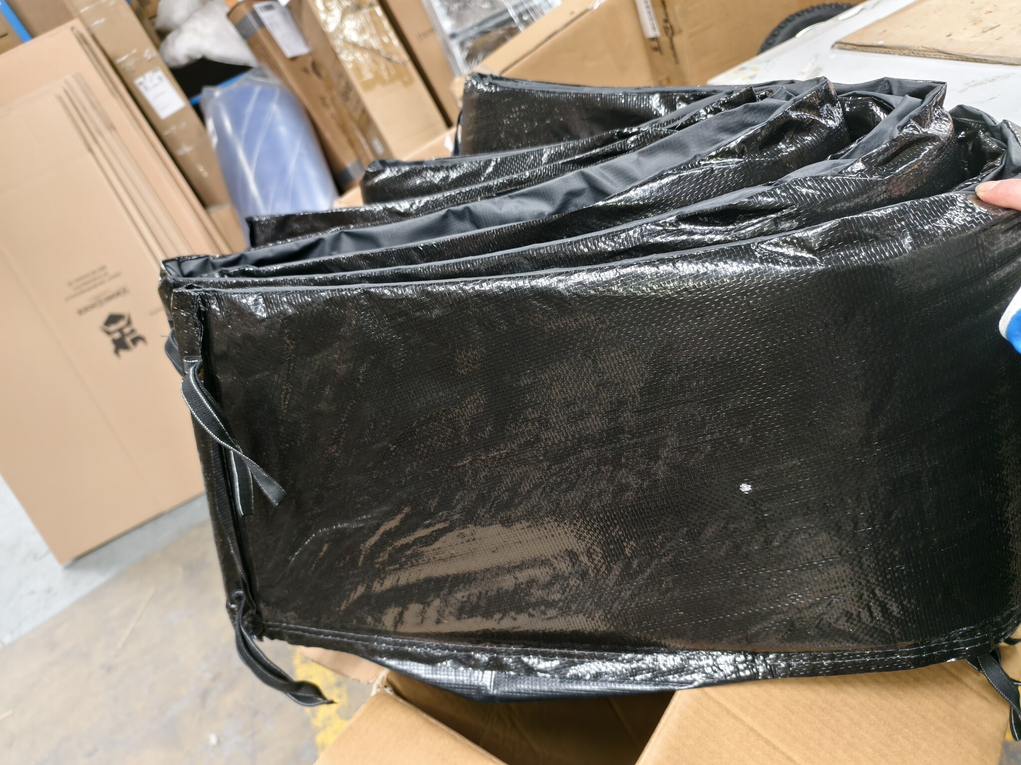 Trampoline Randafdekking 366 cm Zwart - 50% Korting!