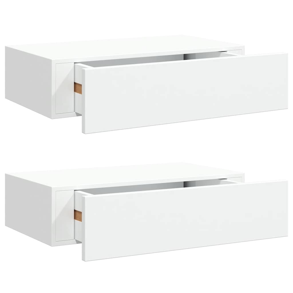 vidaXL Wandschappen 2 st met lade | 34% Korting