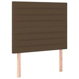2x Hoofdborden Stof Donkerbruin - 77% Korting