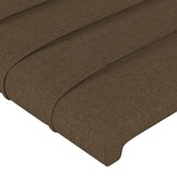 2x Hoofdborden Stof Donkerbruin - 77% Korting