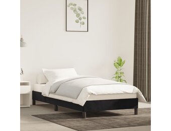 VidaXL Zwart Fluweel Bedframe 100x200cm - 34% Korting!