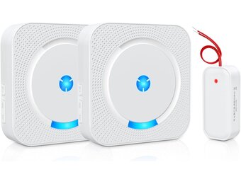 Besimlive Draadloze Deurbel Extender met 2 Stopcontacten - Wit - 34% Korting