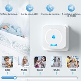 Besimlive Draadloze Deurbel Extender met 2 Stopcontacten - Wit - 34% Korting