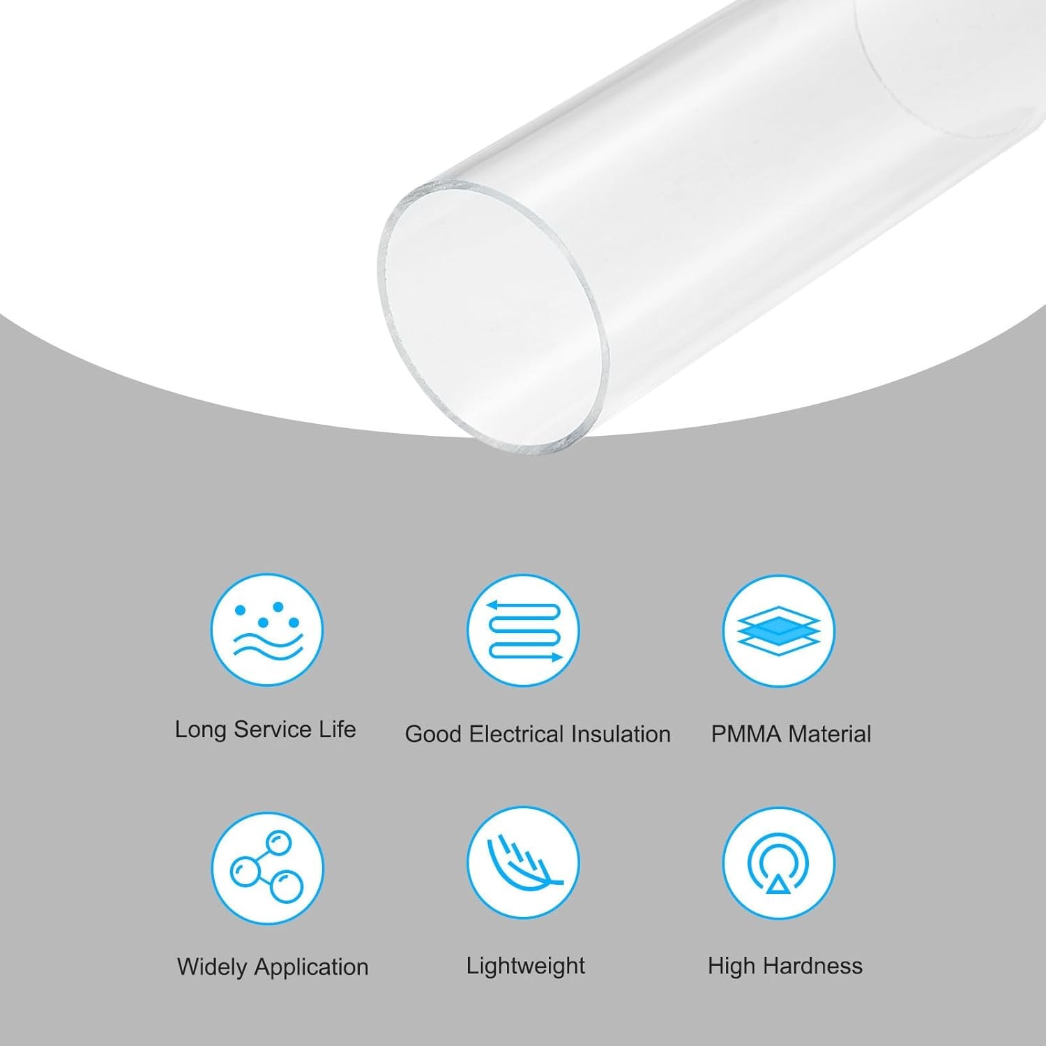 Transparante Acryl Buis Rond (72% korting)