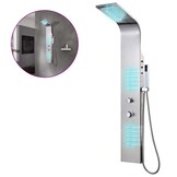 VidaXL Douchepaneel RVS Gebogen - 30% Korting