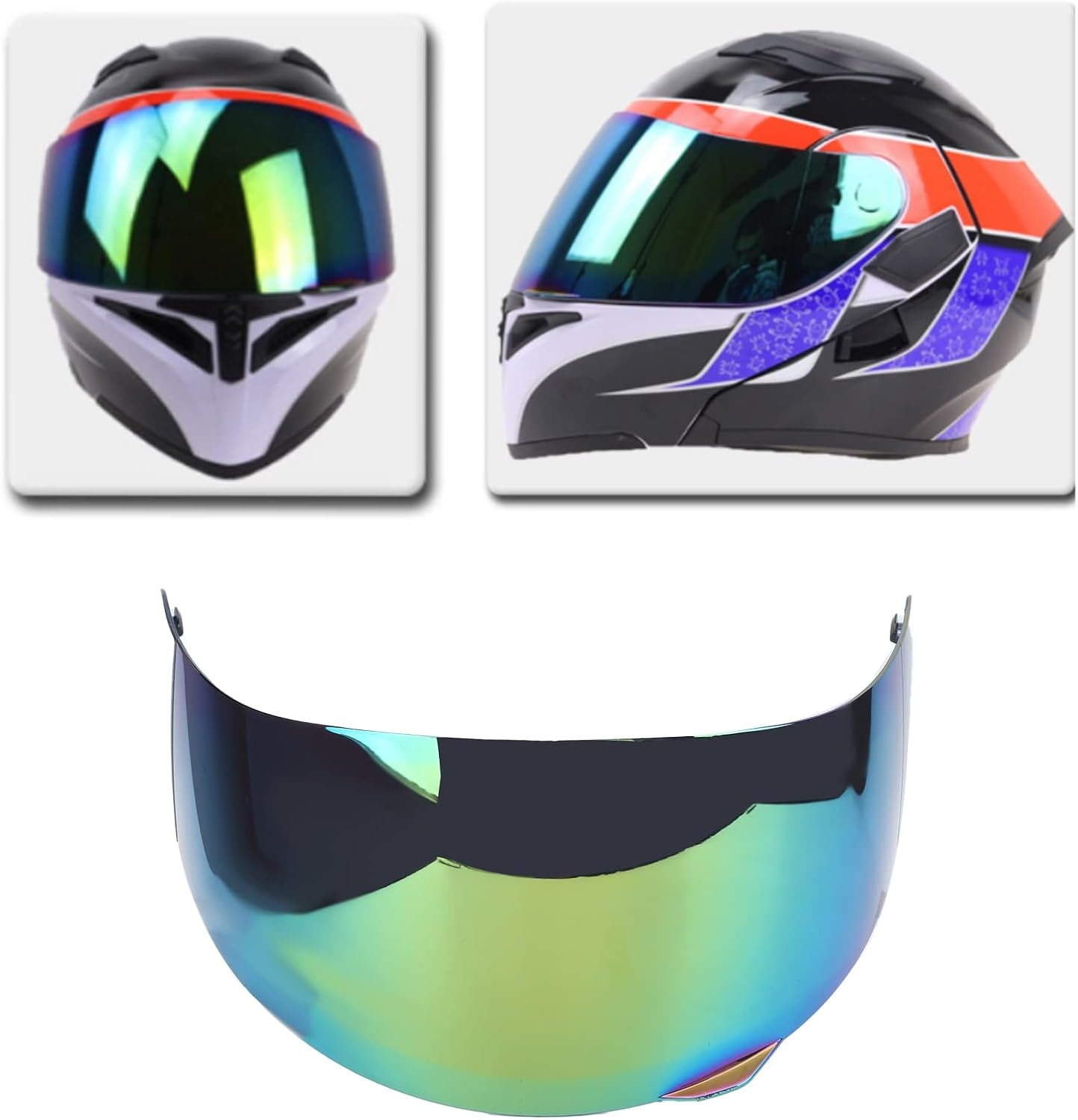 Universeel Motorhelm Vizier - Krasbestendig & Anticondens - 78% Korting