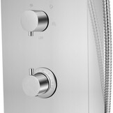 VidaXL Douchepaneel RVS Gebogen - 30% Korting