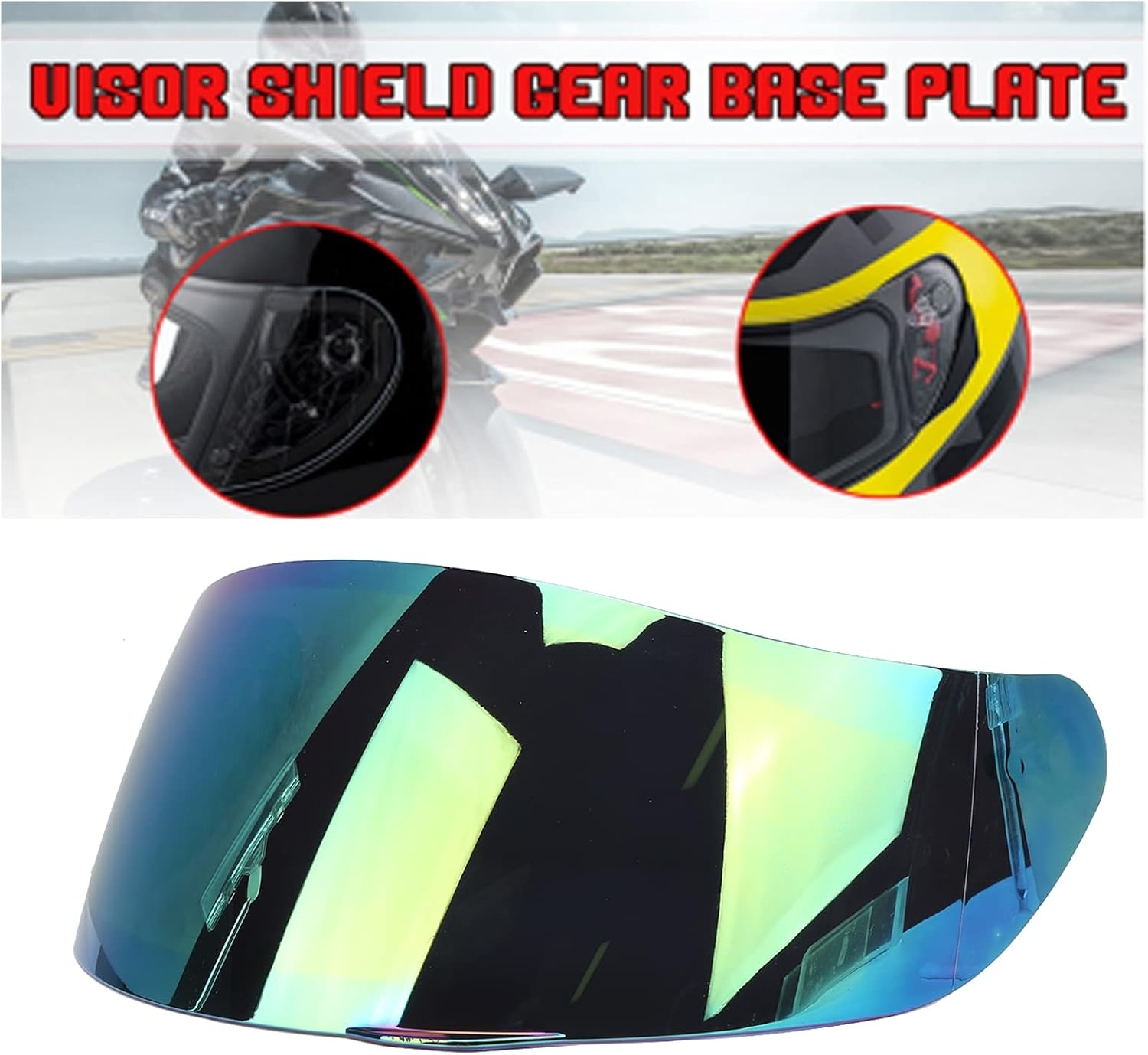 Universeel Motorhelm Vizier - Krasbestendig & Anticondens - 78% Korting