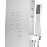 VidaXL Douchepaneel RVS Gebogen - 30% Korting