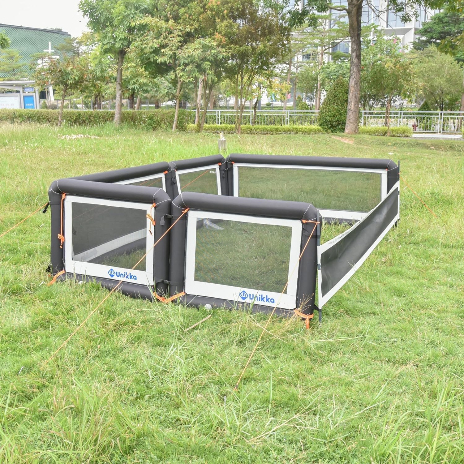 Unikka Opblaasbare Hondenren Grijs (100cm) - 29% Korting!