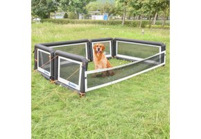 Opblaasbare Hondenren 100cm Grijs - 36% Korting!