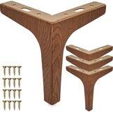 La Vane Meubelpoten 10cm Hout (4 stuks) - 31% Korting