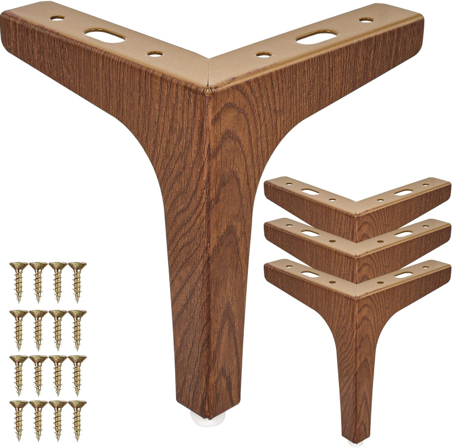La Vane Meubelpoten 10cm Hout (4 stuks) - 31% Korting