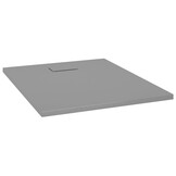 vidaXL Douchebak 100x80 cm SMC Grijs - 54% Korting!