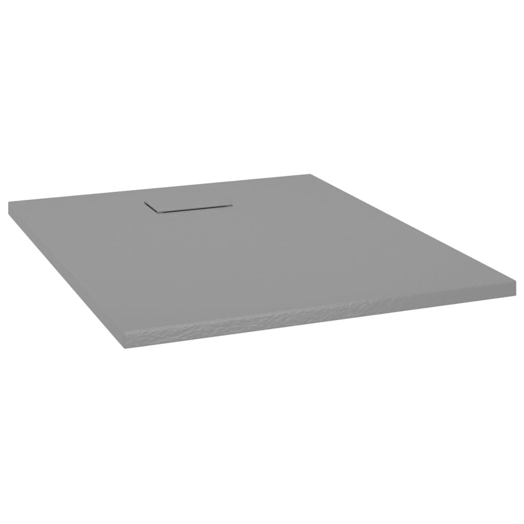 vidaXL Douchebak 100x80 cm SMC Grijs - 54% Korting!