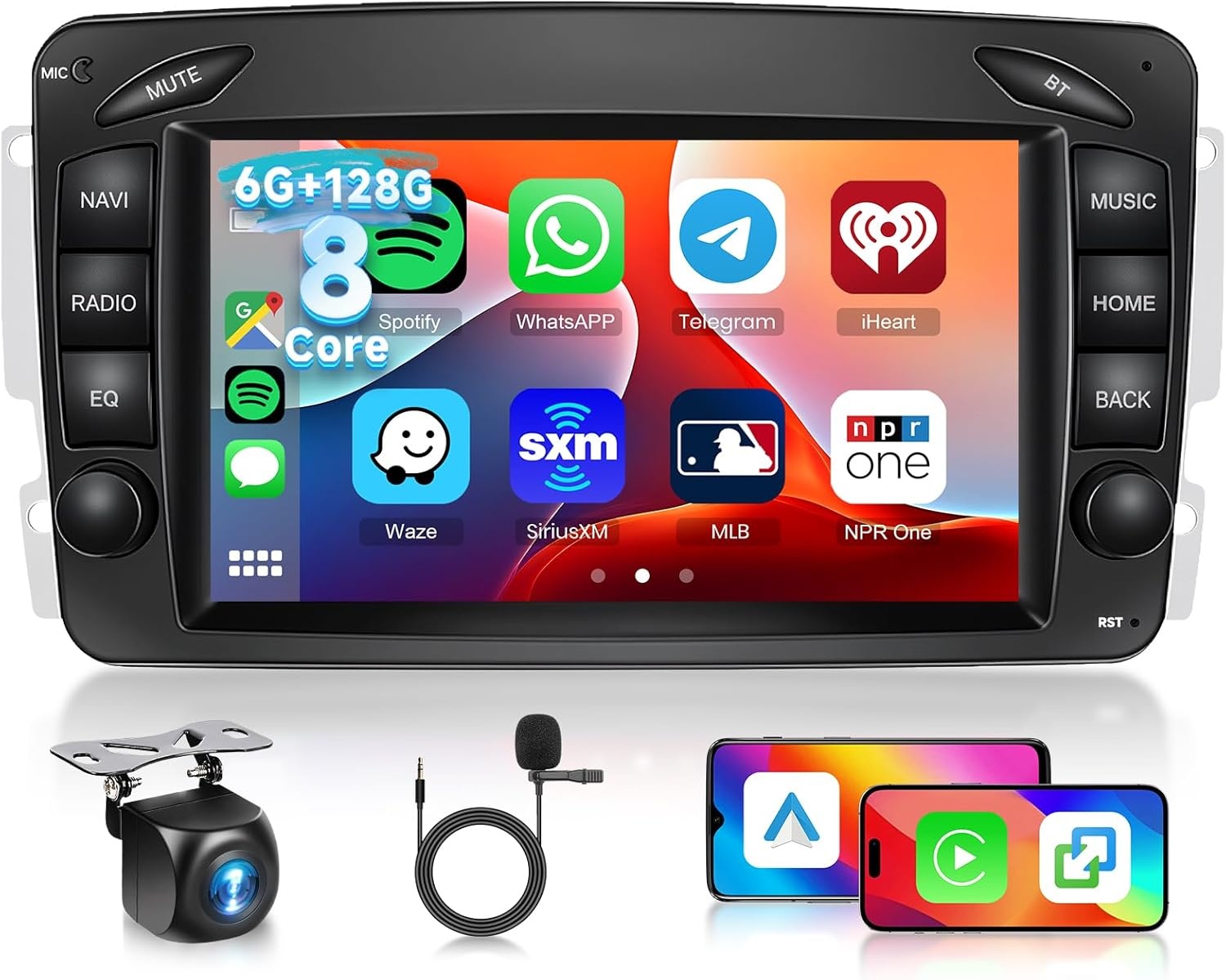 Autoradio 7" IPS HD | 8-Core, 6GB/128GB | CarPlay/Android Auto | 35% Korting