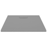 vidaXL Douchebak 100x80 cm SMC Grijs - 54% Korting!