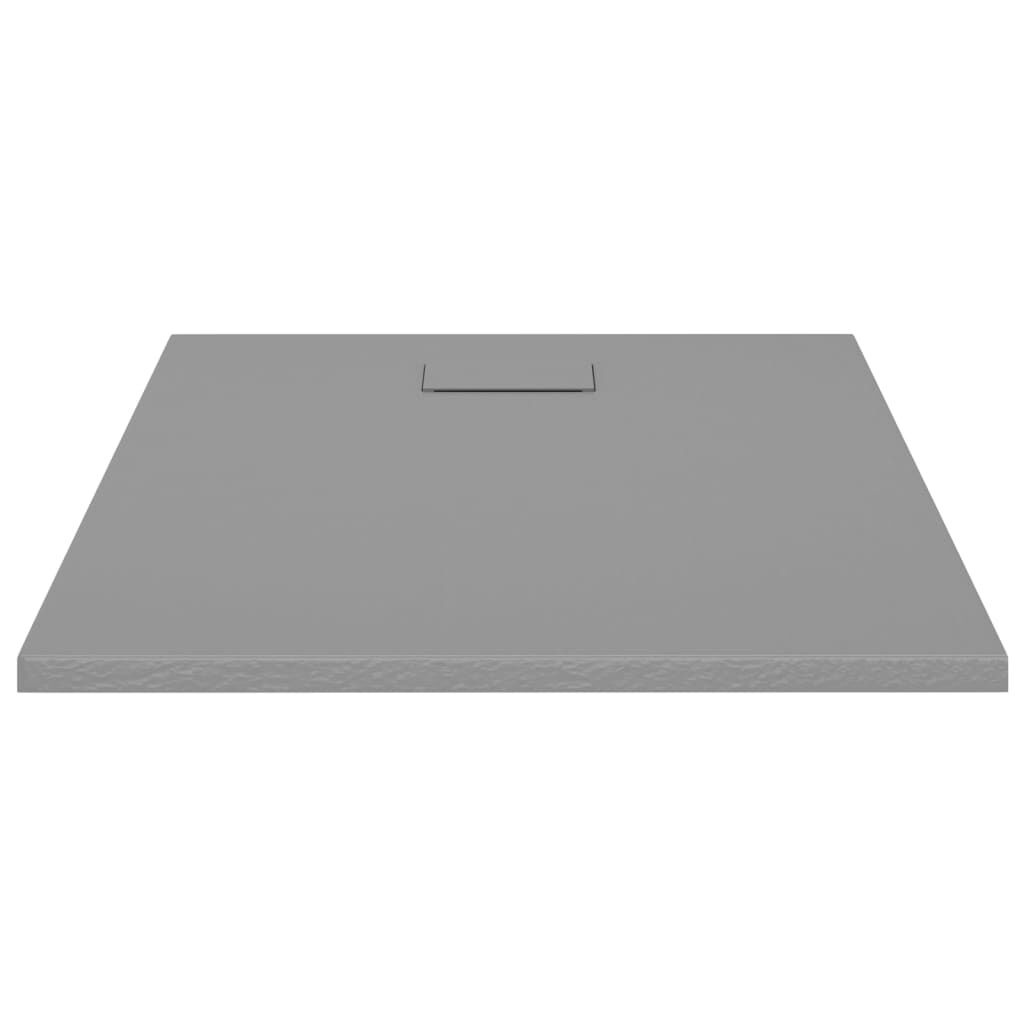 vidaXL Douchebak 100x80 cm SMC Grijs - 54% Korting!