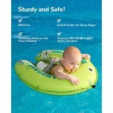 HECCEI Mambobaby Zelfopblaasbare Baby Zwemband - 3-24 Mnd (Emerald) - 33% Korting!