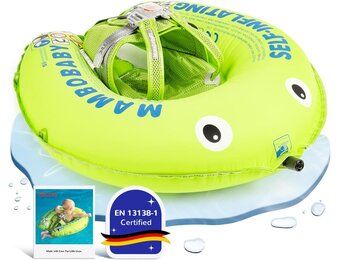 HECCEI Mambobaby Zelfopblaasbare Baby Zwemband - 28% Korting