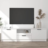 VidaXL TV-meubel 140cm Wit - 34% Korting