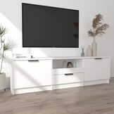 VidaXL TV-meubel 140cm Wit - 34% Korting