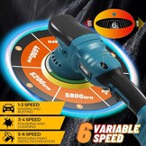 Draadloze Polijstmachine 6-Speed (34% Korting!)