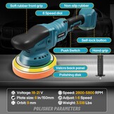 Draadloze Polijstmachine 6-Speed (34% Korting!)