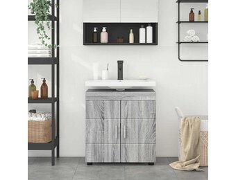 vidaXL Wastafelkast TULUM Grijs Sonoma - 34% Korting!